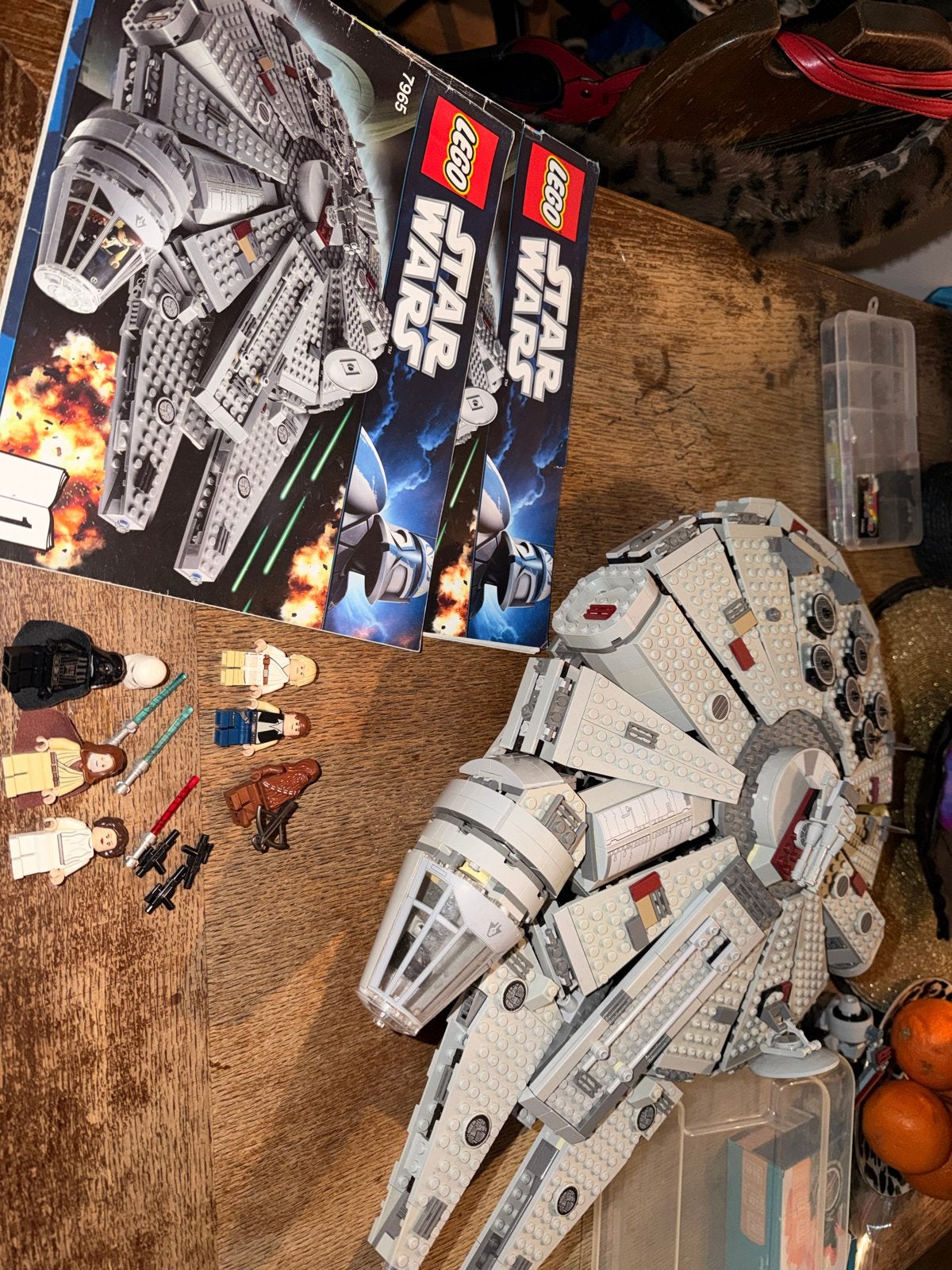 Lego Star Wars Millennium Falcon 7965 met minifiguren, Ophalen of Verzenden, Gebruikt