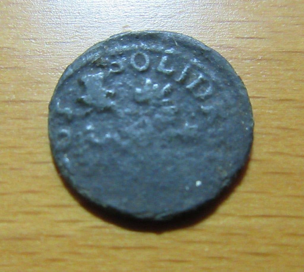1663 Polen 1 solidus boratynka jan II casimir, Postzegels en Munten, Verzenden, Polen, Losse munt