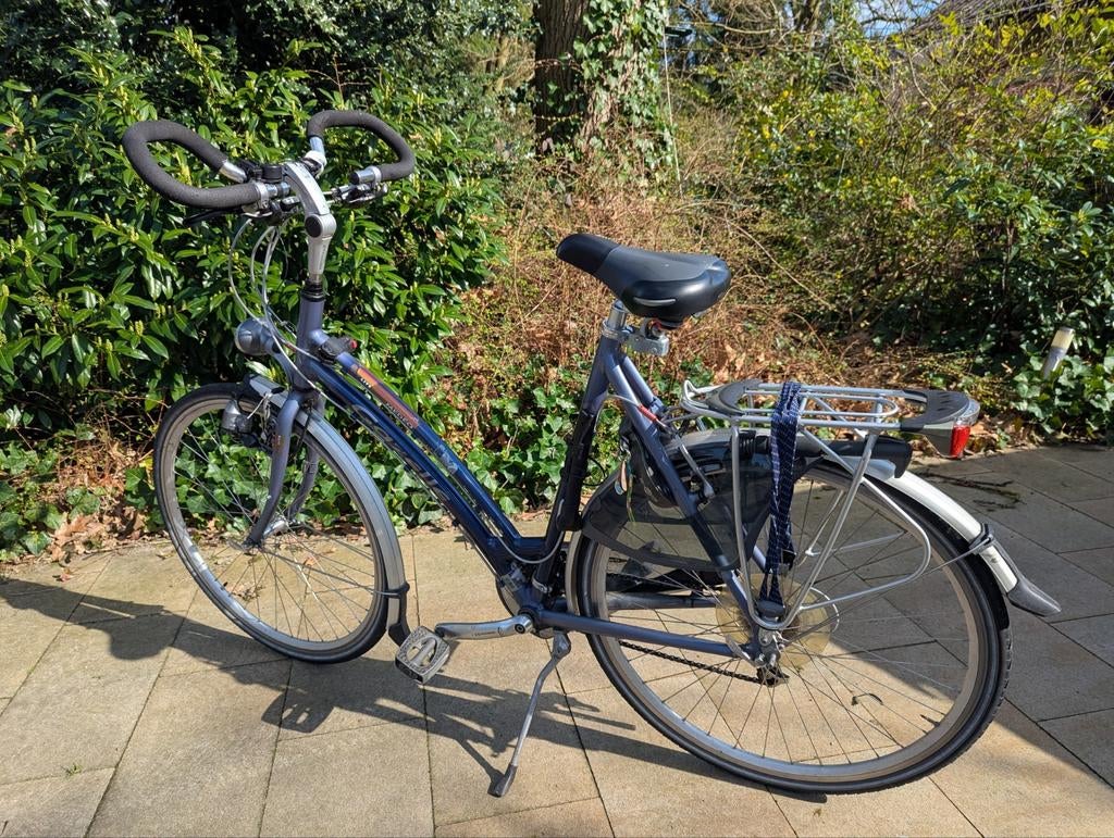 Gazelle Davos Damesfiets - 24 versnellingen, vlinderstuur, Fietsen en Brommers, Fietsen | Dames | Damesfietsen, Ophalen, Versnellingen
