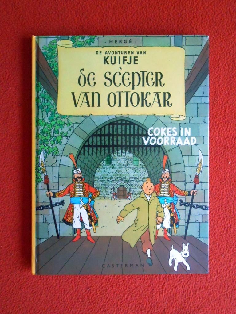 Kuifje Dubbel (ECI): De scepter van Ottokar + Cokes in voorr, Eén stripboek, Ophalen of Verzenden, Zo goed als nieuw