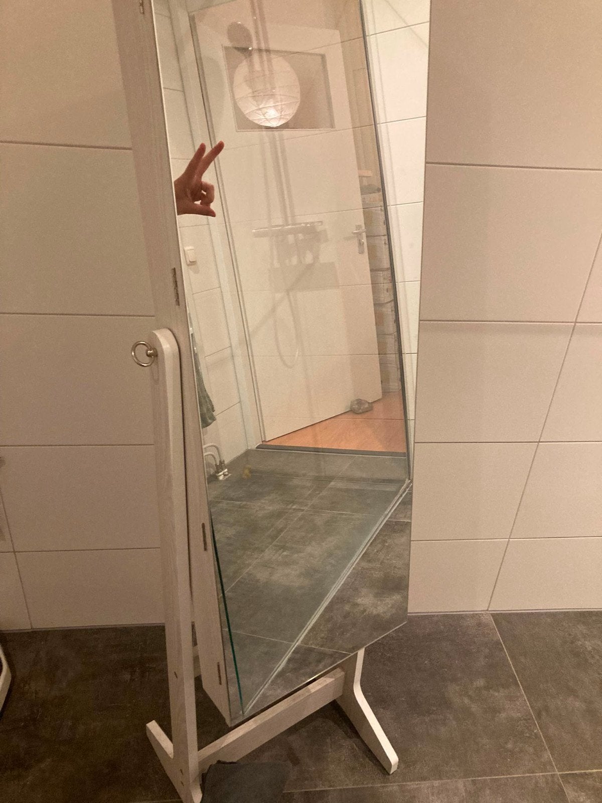 Gratis !! Spiegelkast 1m50 lang met opbergruimte, Ophalen, Minder dan 50 cm, Gebruikt, 150 tot 200 cm