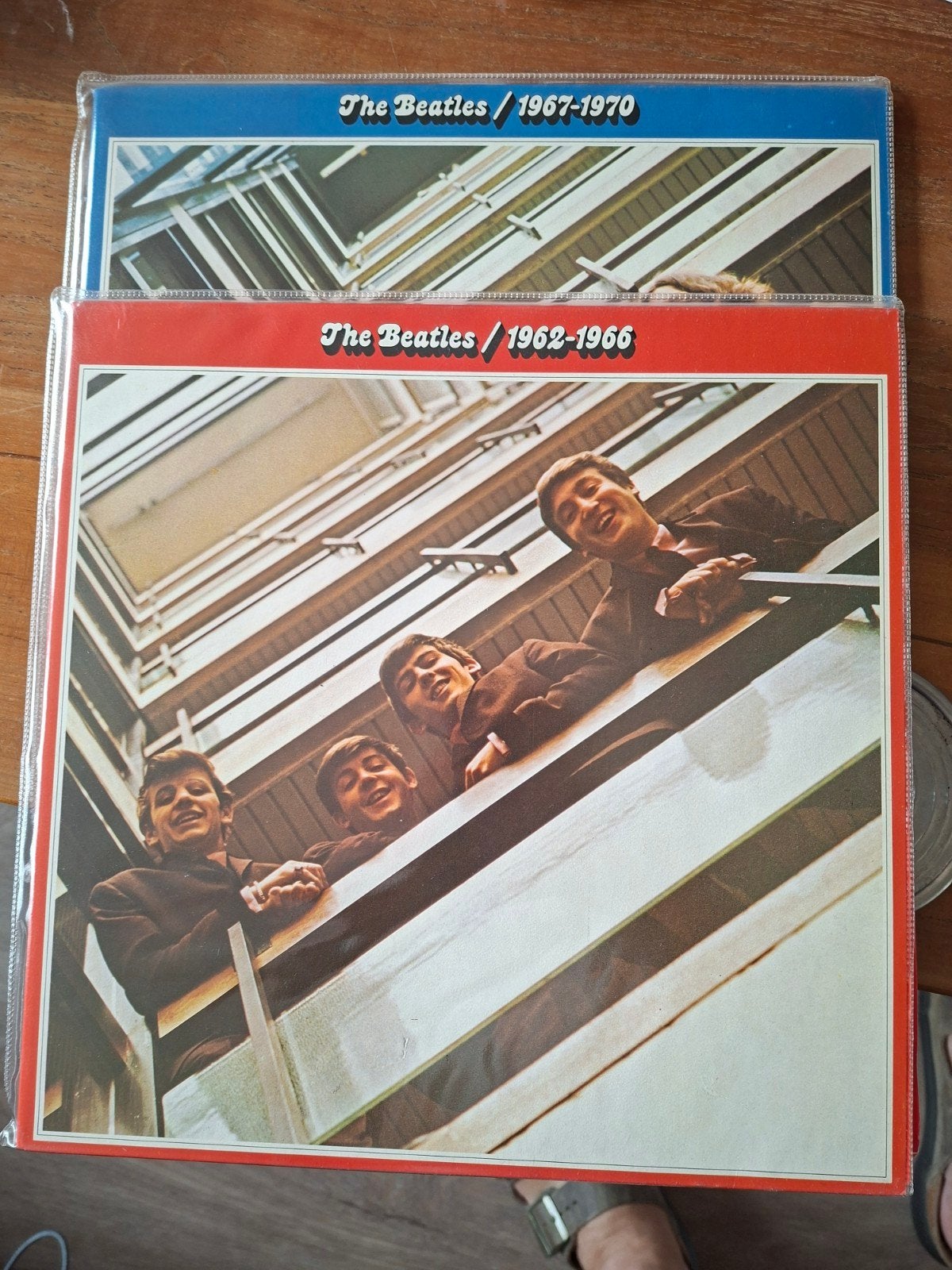 The Beatles 1962-1966 (Rood Album) & 1967-1970 (Blauw Album), Ophalen, Gebruikt, Pop, Verzamelalbum