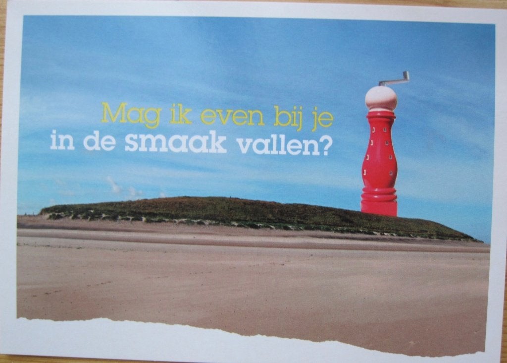 Boomerang - mag ik even bij je in de smaak vallen? - Texel, Verzenden, 1980 tot heden, Ongelopen, Overige thema's
