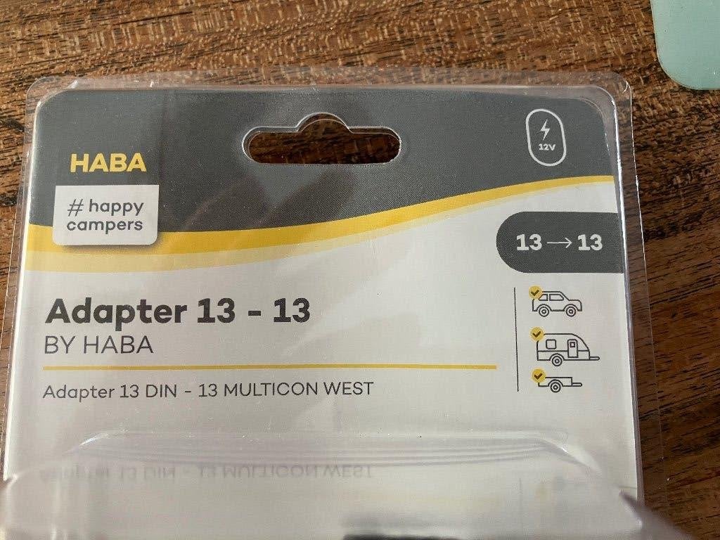 Haba adapter, Caravans en Kamperen, Ophalen of Verzenden, Nieuw