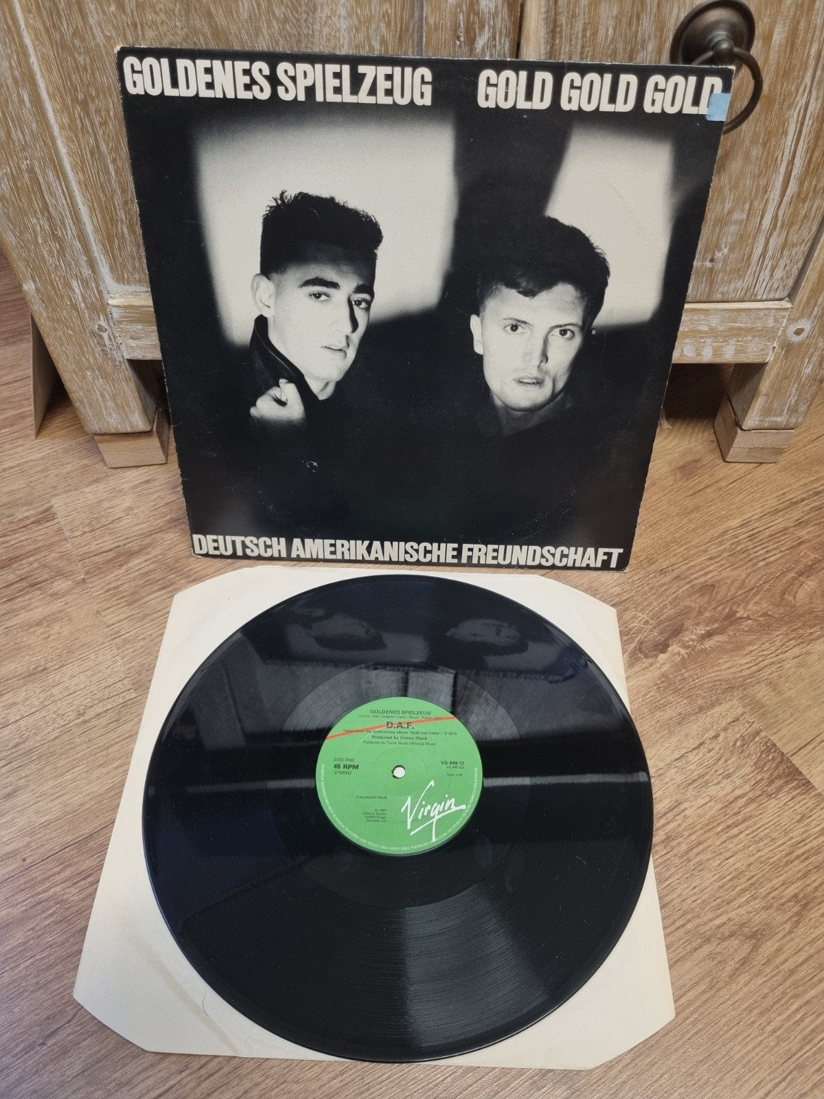 12"Deutsch Amerikanische Freundschaft ‎– Goldenes Spielzeug, Cd's en Dvd's, Vinyl | Dance en House, Ophalen of Verzenden, Zo goed als nieuw