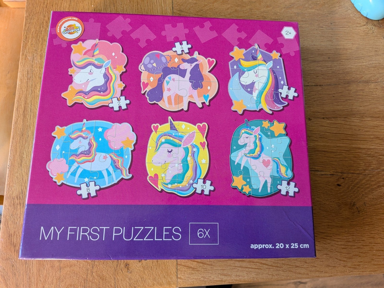 Mijn Eerste Eenhoorn Puzzels - 6 Stuks voor Peuters, Ophalen, Minder dan 10 stukjes, Zo goed als nieuw, 2 tot 4 jaar
