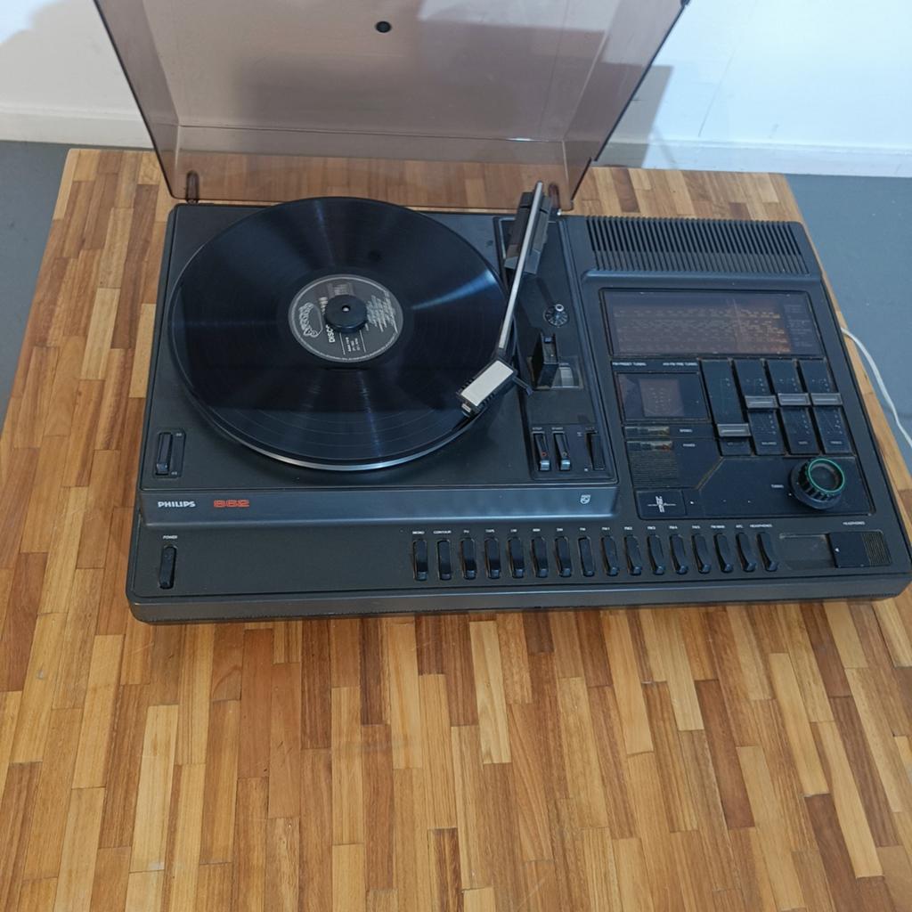 Philips 882 Stereo Muziekcentrum met Platenspeler en Radio, Audio, Tv en Foto, Ophalen, Gebruikt, Philips
