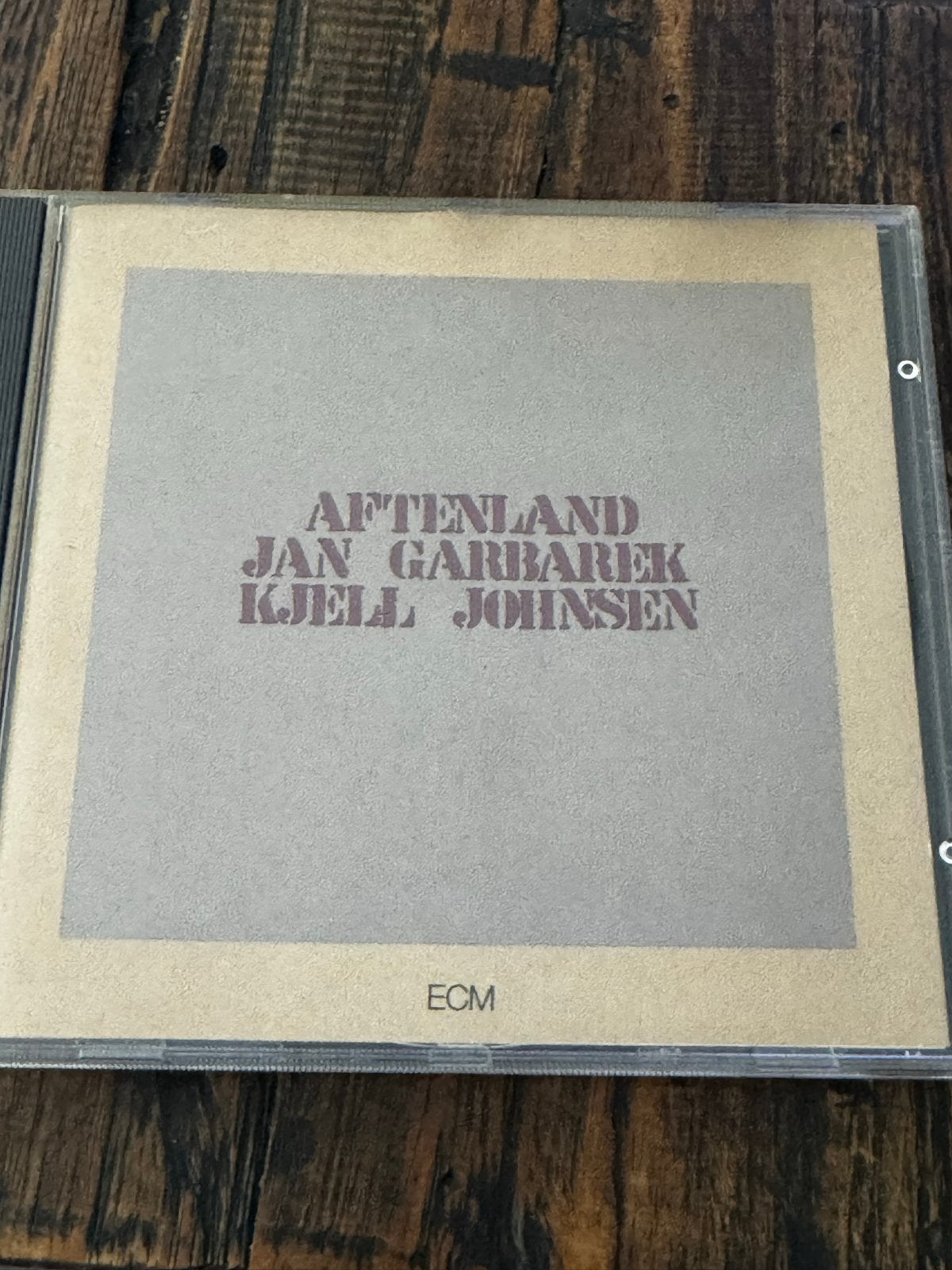Jan Garbarek / Kjell Johnsen - Aftenland (ECM 1169) CD, Gebruikt, Jazz-fusion, Ophalen of Verzenden, Inclusief boekje