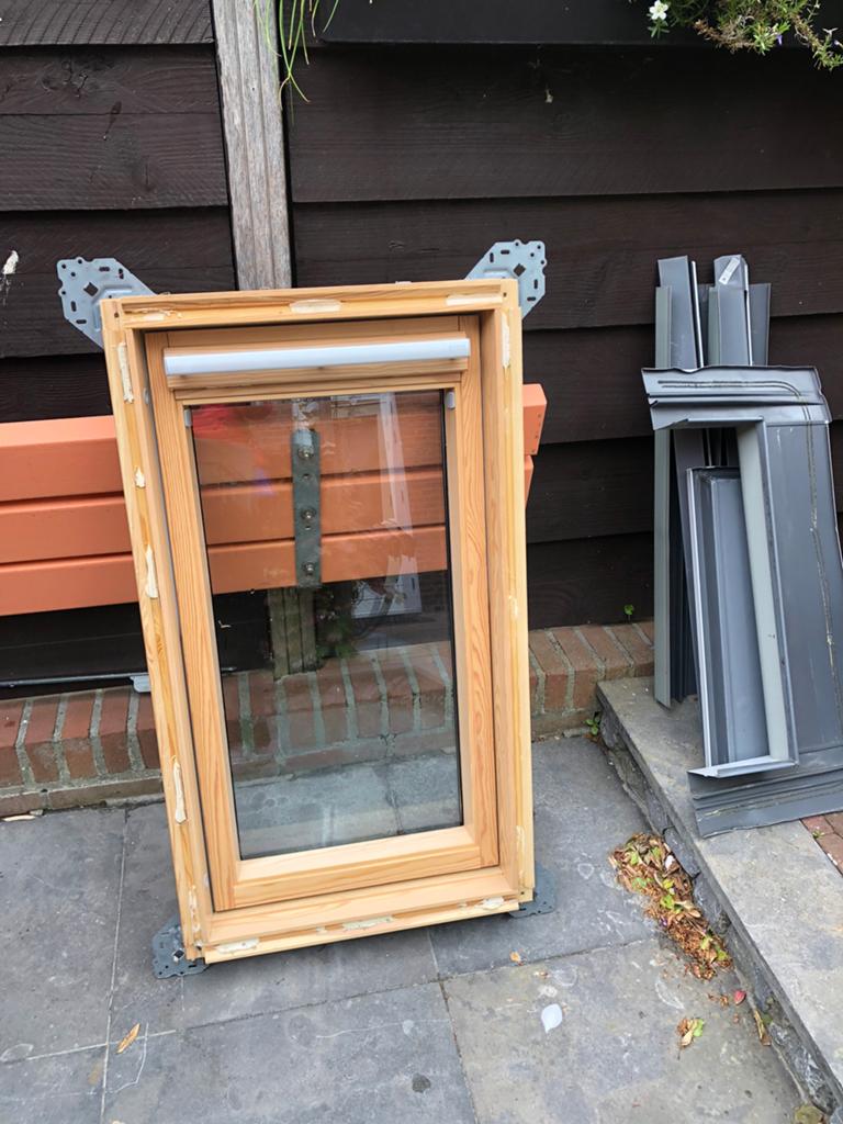 Veluxdakraam, Doe-het-zelf en Verbouw, Glas en Ramen, Ophalen, Zo goed als nieuw, Dakraam, Dubbelglas