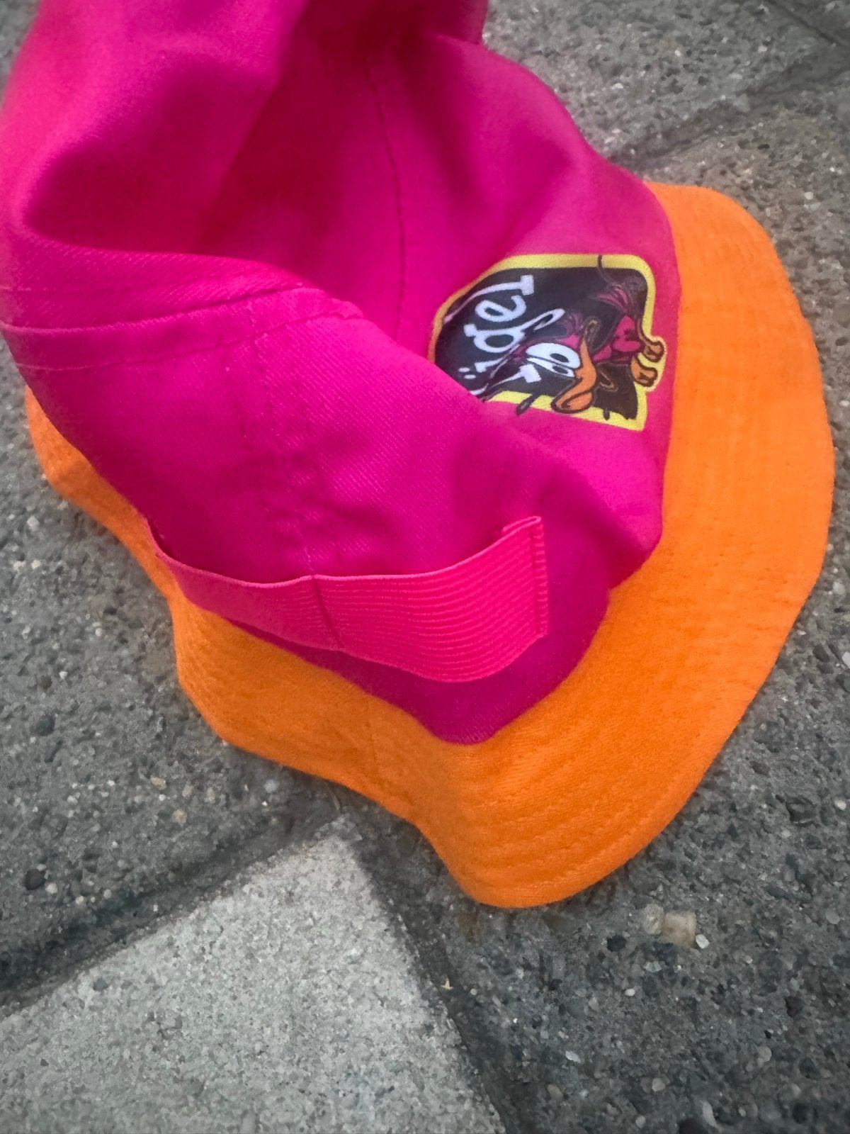 Nieuwe Flugel bucket hat - Roze/Oranje, Ophalen, Nieuw, One size fits all, Hoed