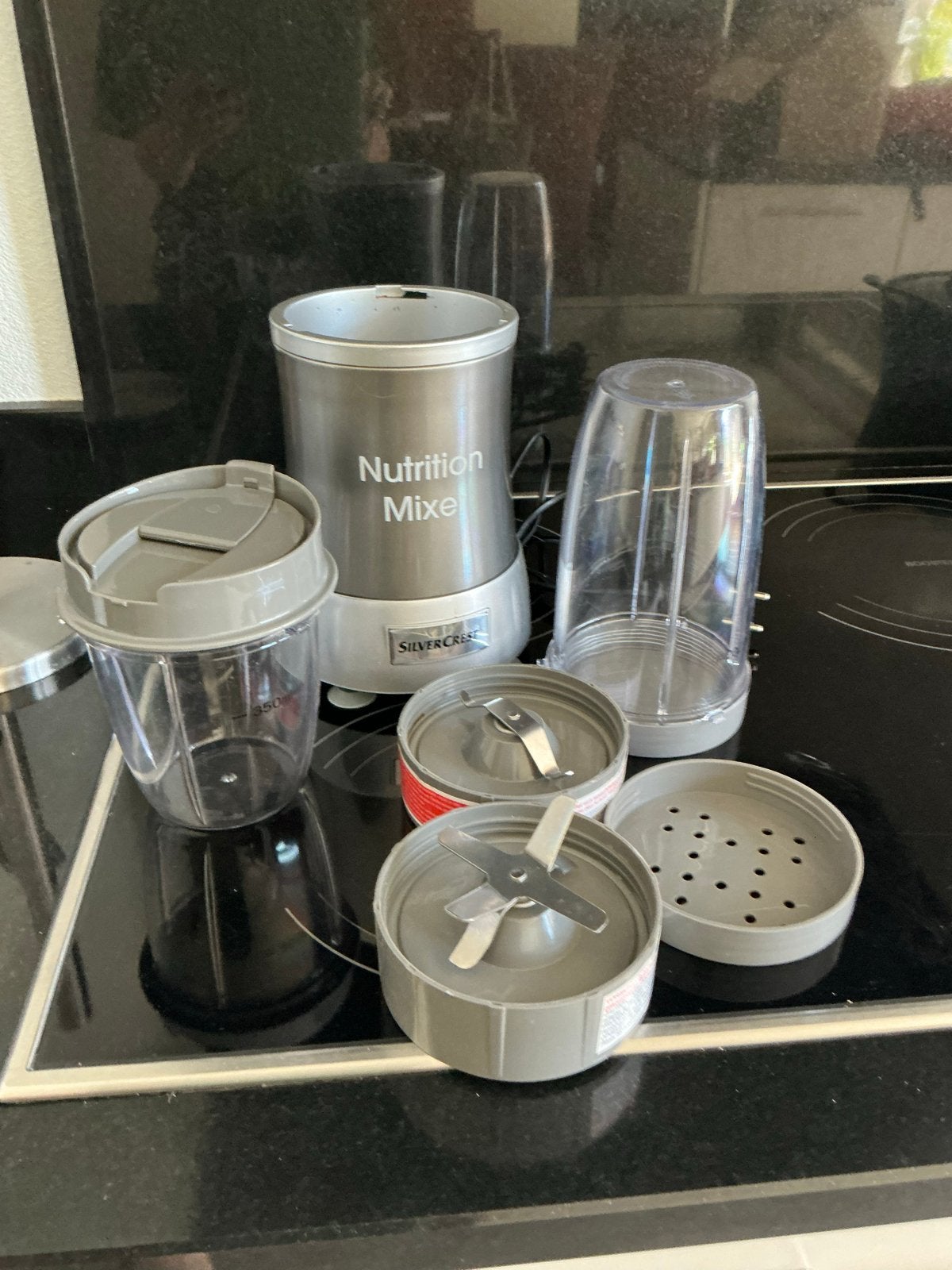Silvercrest Nutrition Mixe Blender met Accessoires, Ophalen of Verzenden, Zo goed als nieuw, Blender