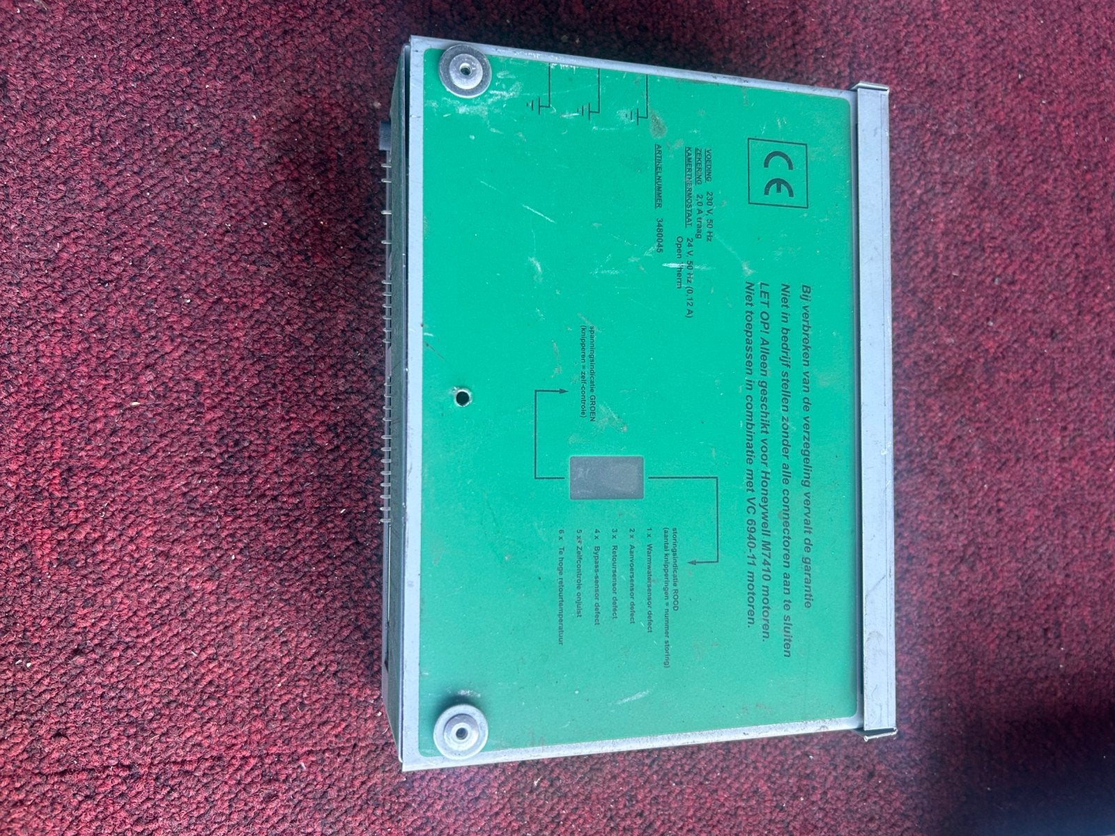 Agpo ferroli print plaat voor stads unit, Ophalen of Verzenden, Zo goed als nieuw