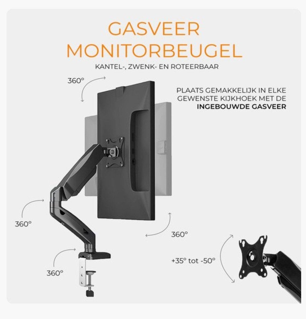 Monitorarm voor 13-32 inch beeldscherm, Ophalen, Nieuw