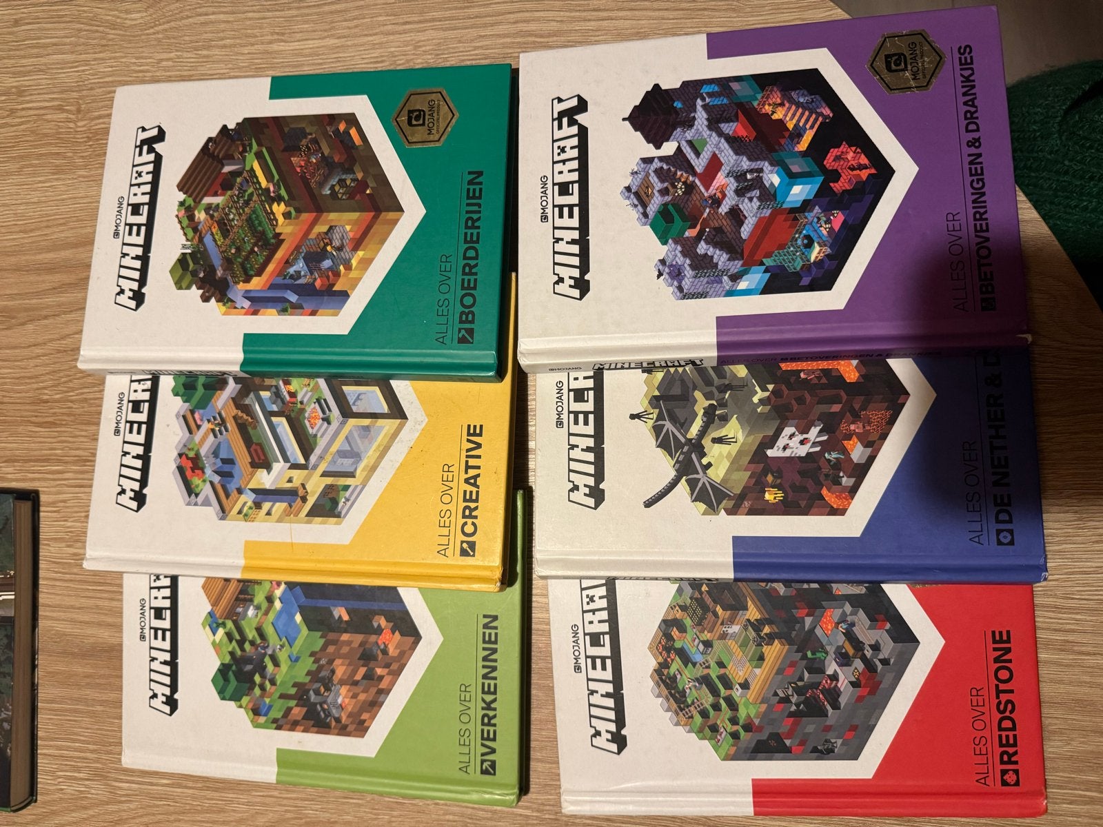 Minecraft Boeken Set - 6 delen, Boeken, Ophalen of Verzenden, Gelezen, Non-fictie