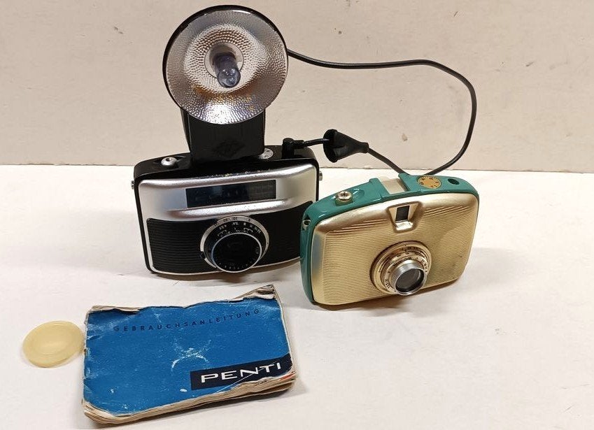 Zeiss Ikon VEB : Penti I Export model und Penti 1 silber, Verzamelen, Ophalen of Verzenden, 1960 tot 1980, Fototoestel