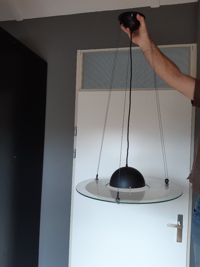 Hanglamp, Ophalen, Gebruikt, Glas