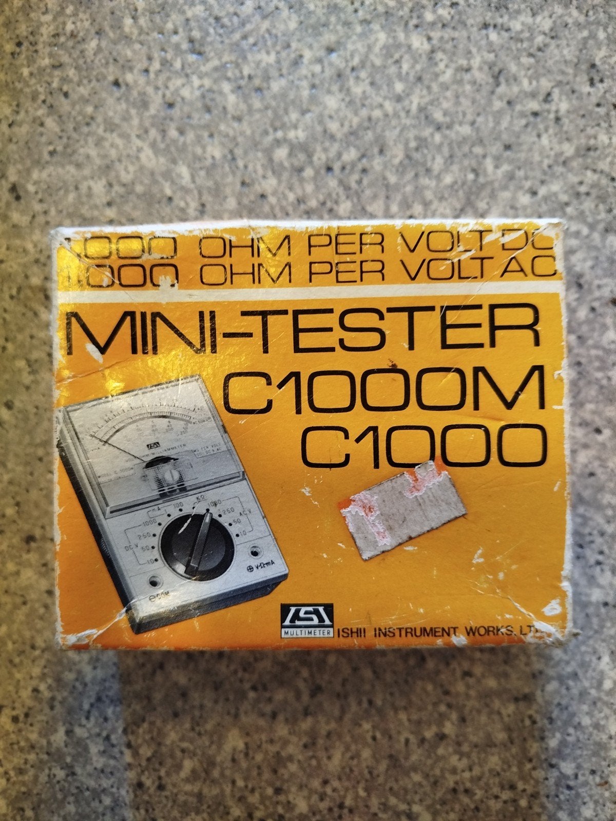 Vintage Mini Tester C1000M Multimeter - Analoog, Ophalen of Verzenden, Gebruikt, Multimeter