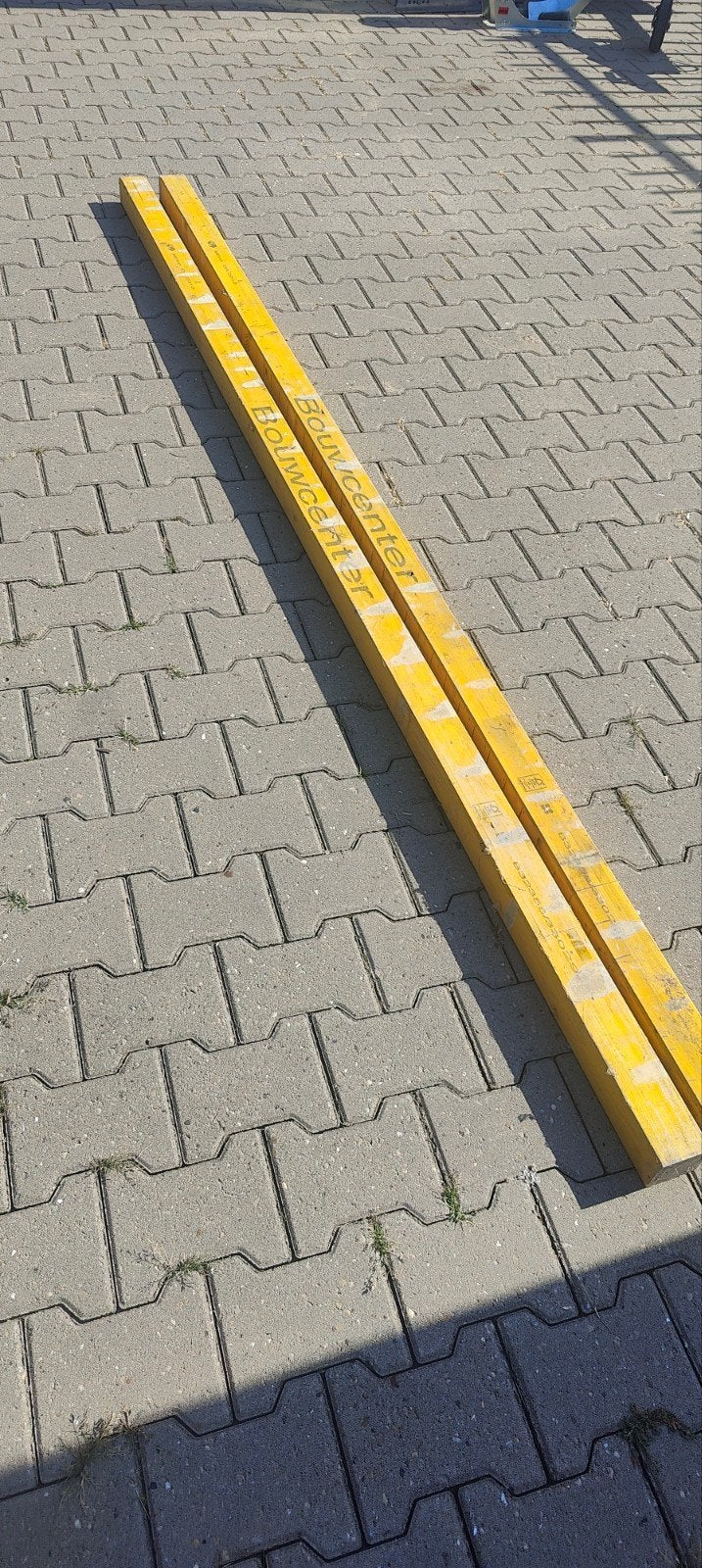 Gebruikte metselprofielen - 2 stuks, Gebruikt, Ophalen of Verzenden, Balk, Overige houtsoorten
