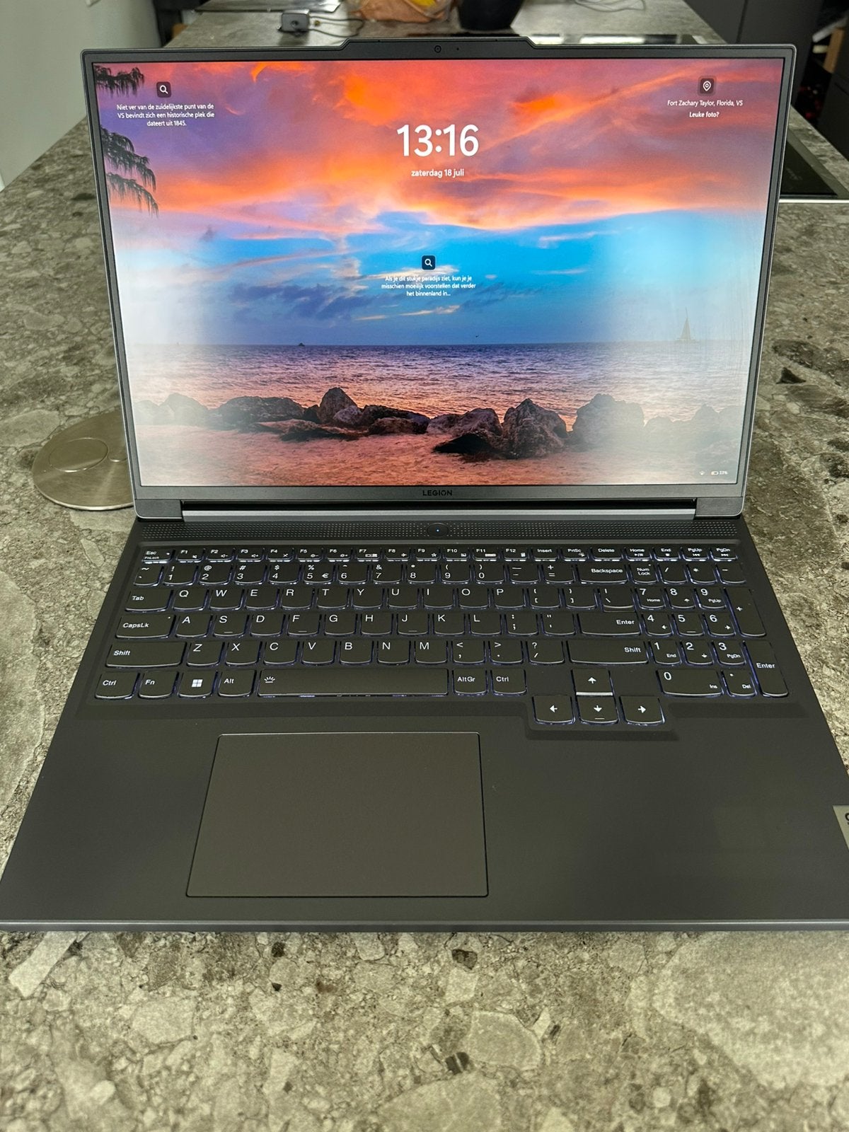 Lenovo gaming laptop RTX 4070, Ryzen 7 7840HS, 16GB DDR5 RAM, Ophalen, Met videokaart, Qwerty, Zo goed als nieuw