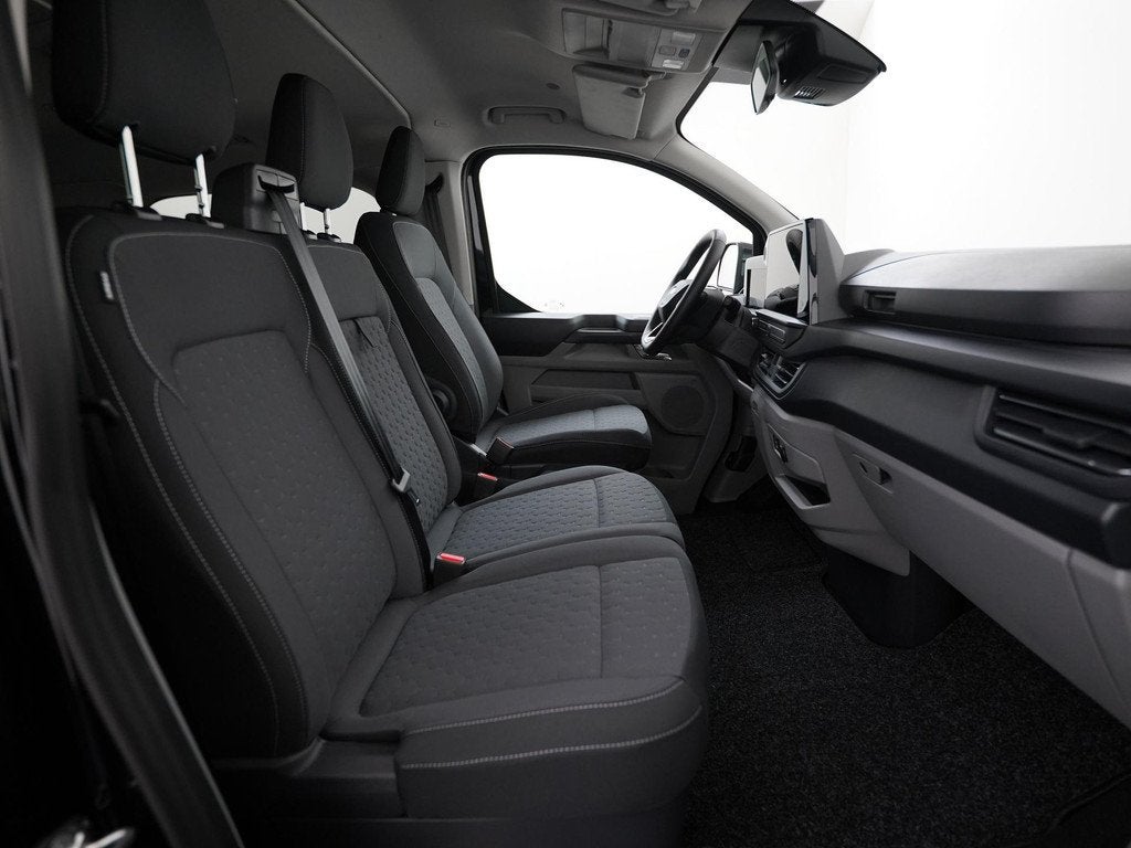 Ford Transit Custom 340 2.5 PHEV Plug-in L2H1 Limited 9-Pers, Auto's, Ford, 12 maanden, Gebruikt, Euro 6, Zwart