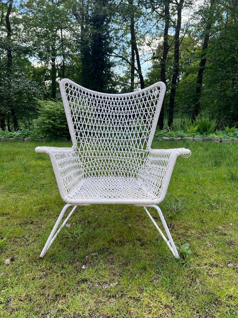 witte IKEA Högsten fauteuil, Ophalen, Relax, Gebruikt, Wit