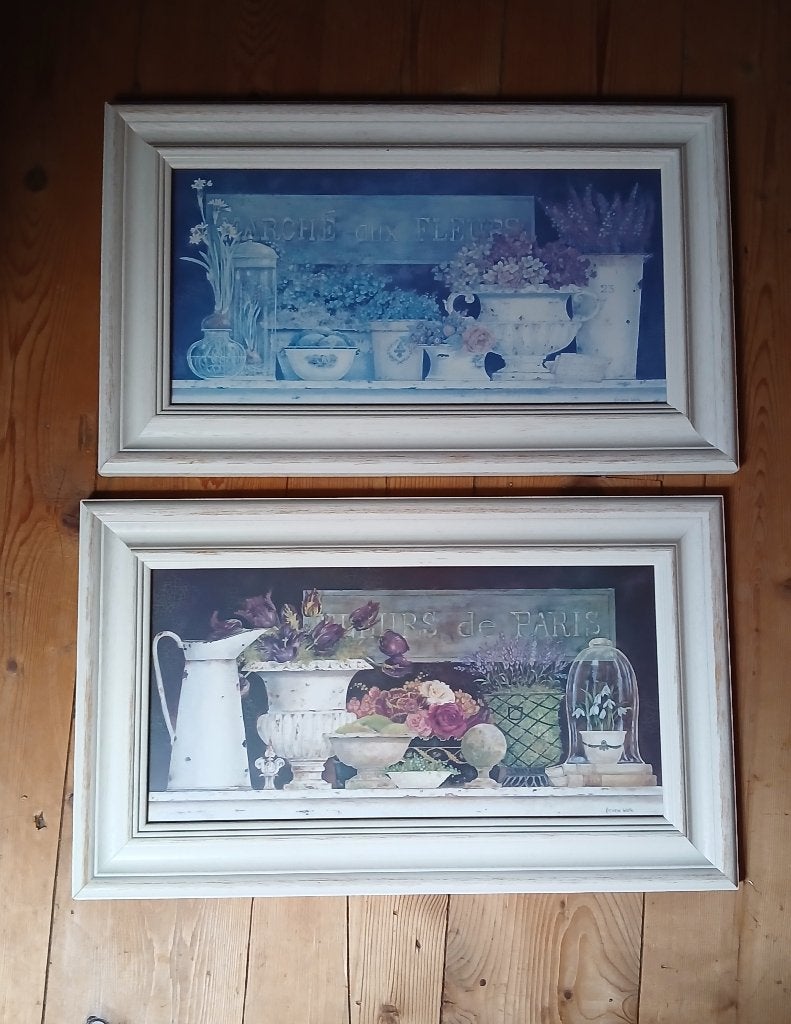 2 schilderijen van Kathryn White, Ophalen, Zo goed als nieuw, Schilderij, 5 – 50