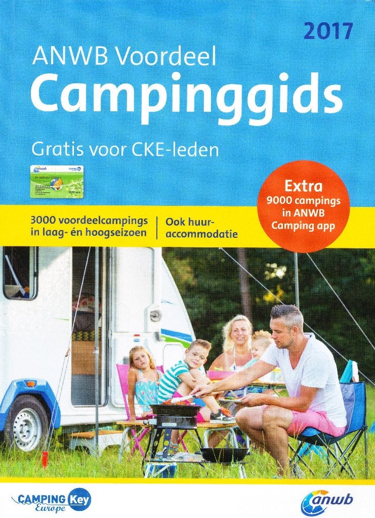 ANWB Voordeel Campinggids 2017, Gelezen, ANWB, Europa, Ophalen of Verzenden
