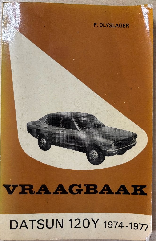 Vraagbaak Datsun 120Y, Ophalen of Verzenden