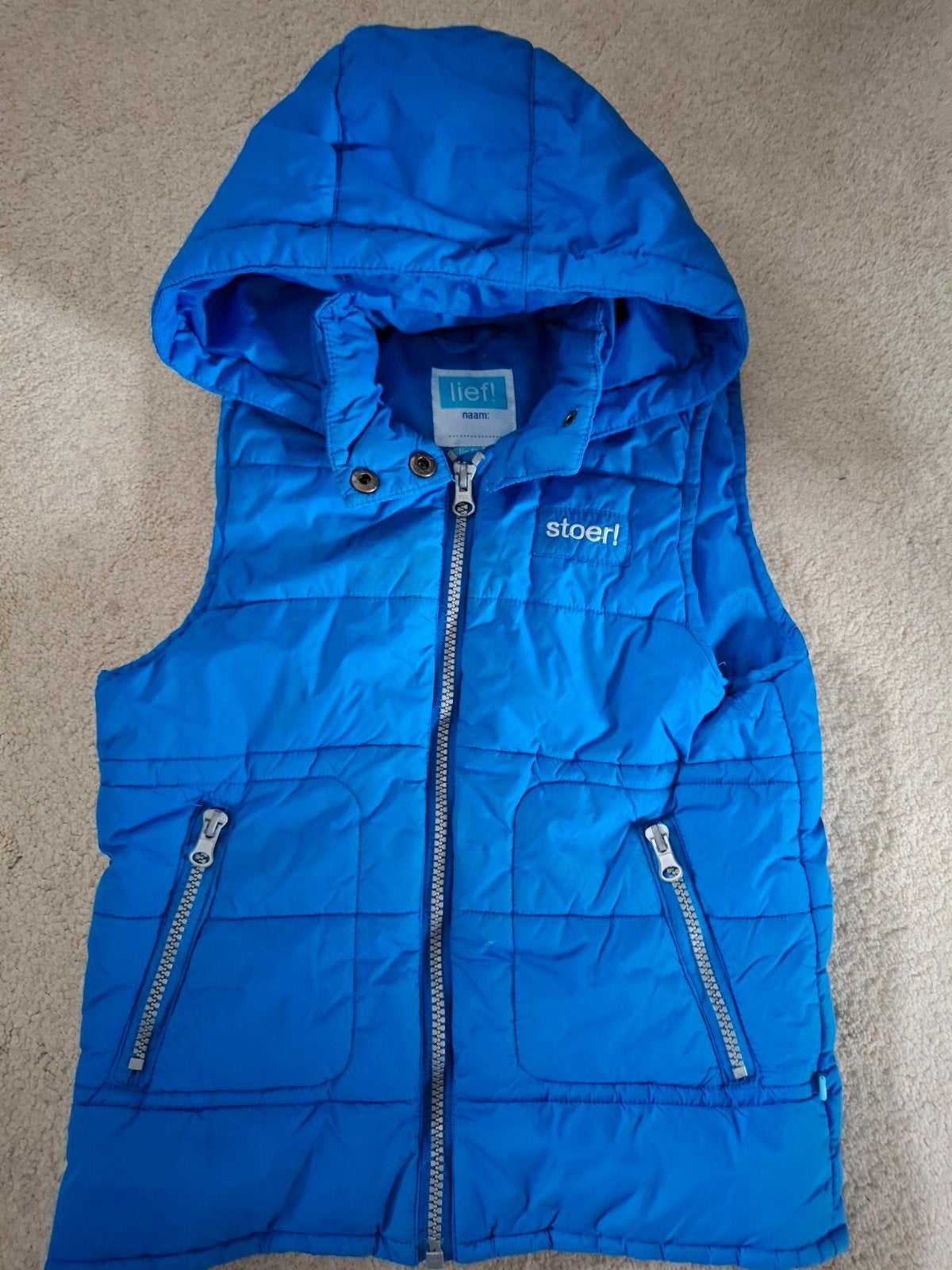 bodywarmer Lief!, met afneembare capuchon, Ophalen, Gebruikt, Jongen, Jas