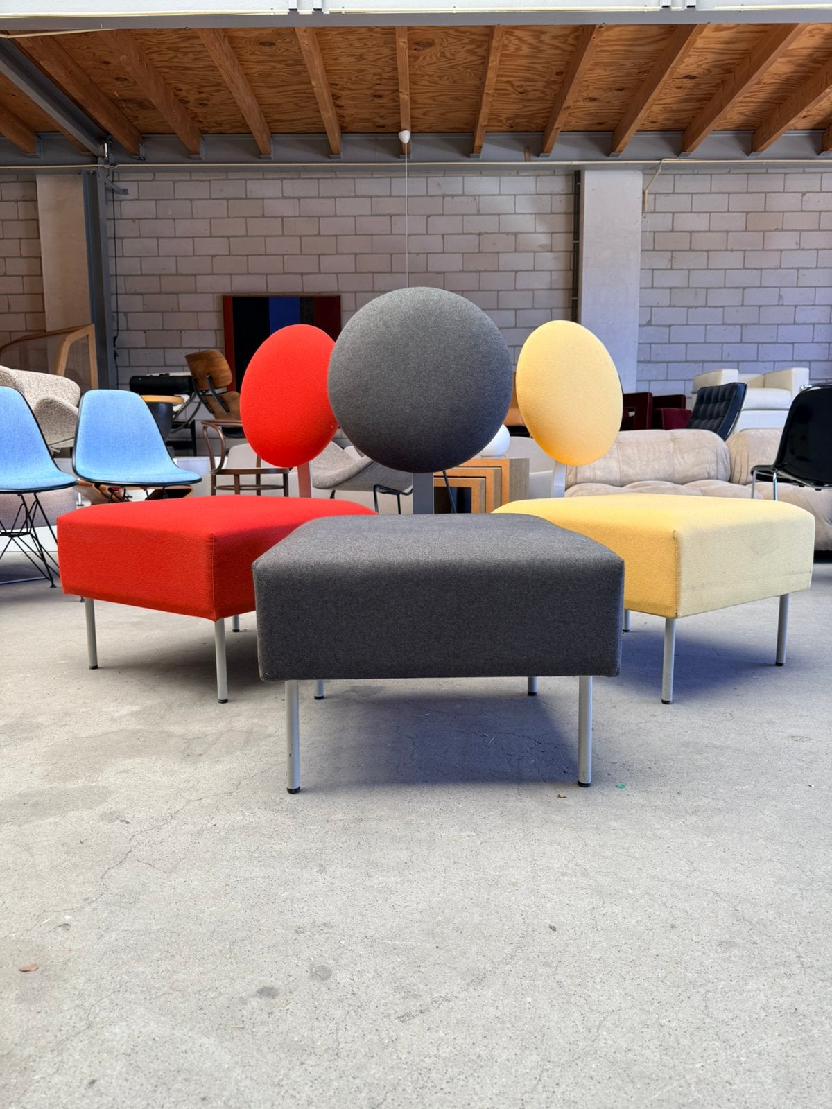 Andreu World S.A. fauteuil (voorraad: 3), Huis en Inrichting, Ophalen, Gebruikt, Vintage, 75 tot 100 cm