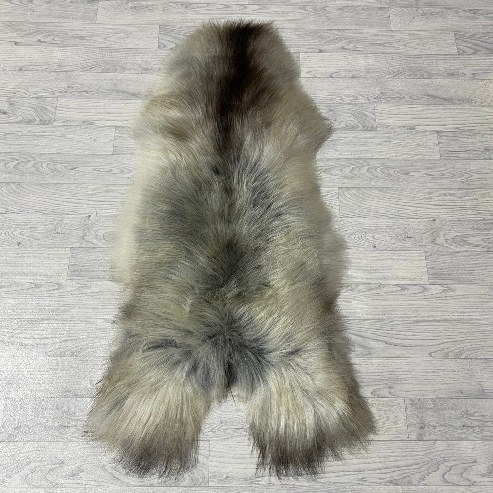 Schapenvacht IJslands multicolor 130x65cm #1886 | Lederstore, Landelijk, modern, Scandinavisch, industrieel, 100 tot 150 cm, Nieuw