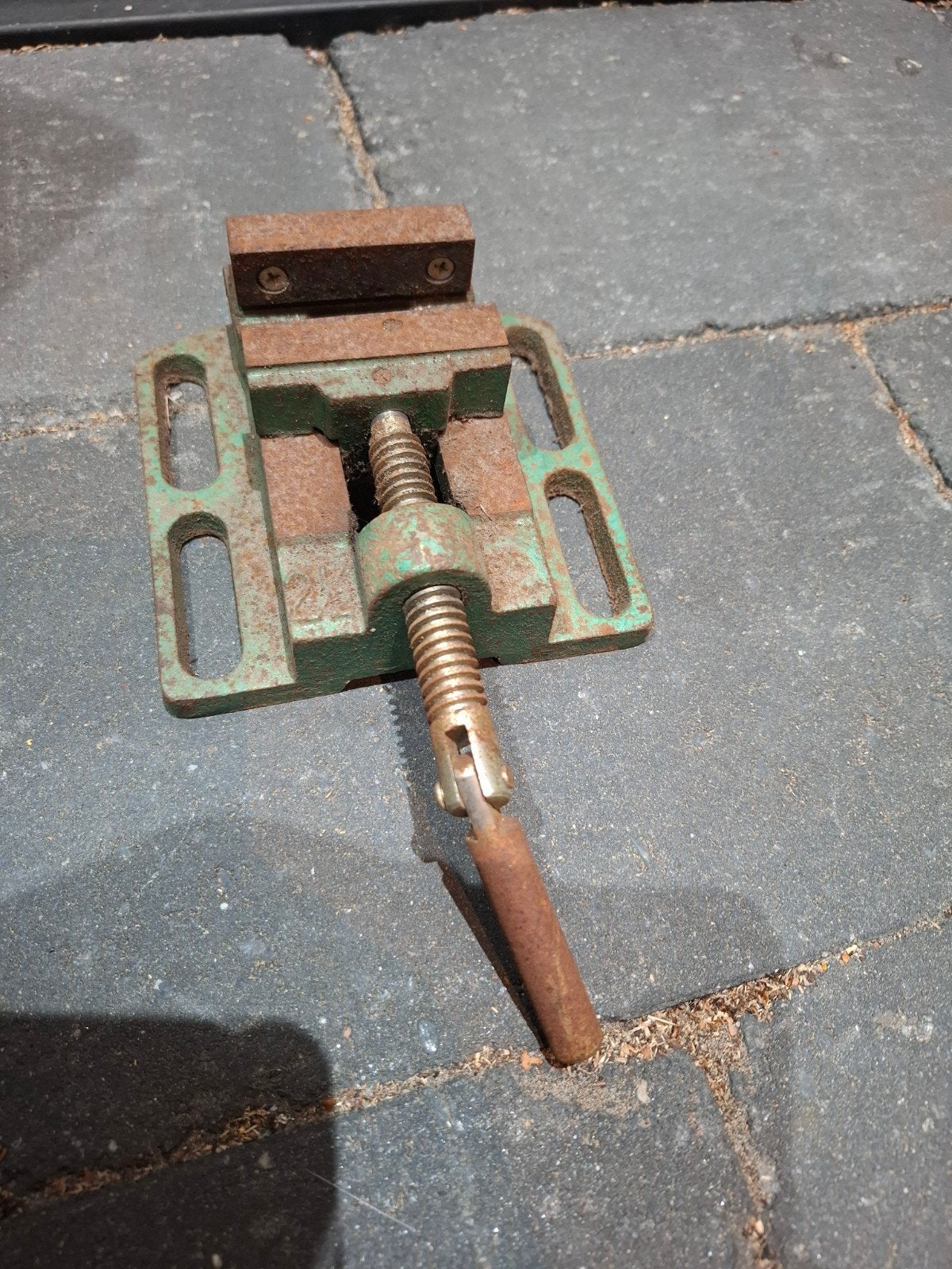 machineklem 2 1/2 inch, Ophalen of Verzenden, Gebruikt, Bankschroef, Overige merken