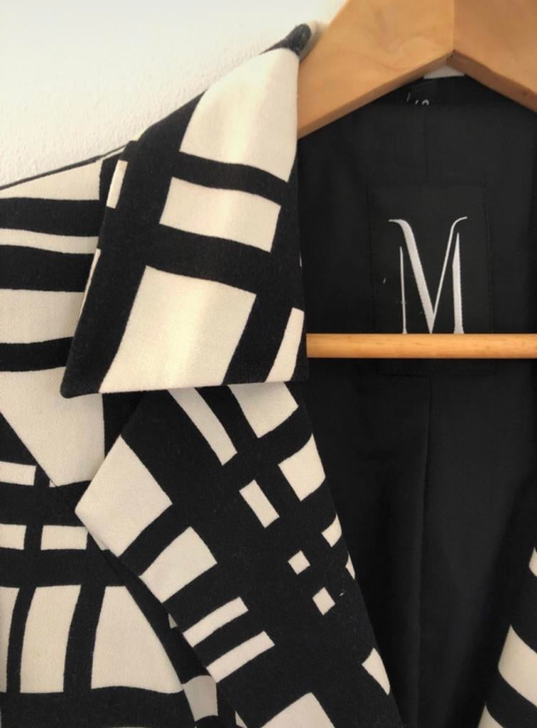 Unieke zwart-witte blazer van Mart Visser, Kleding | Dames, Jasjes, Kostuums en Pakken, Ophalen of Verzenden, Zo goed als nieuw