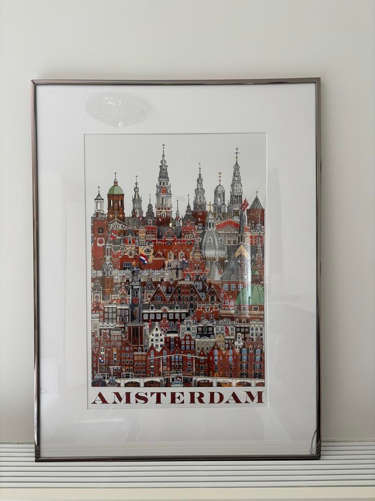 BGA Fotolijst New Lifestyle Glas Staal - 60x80 cm, Ophalen of Verzenden