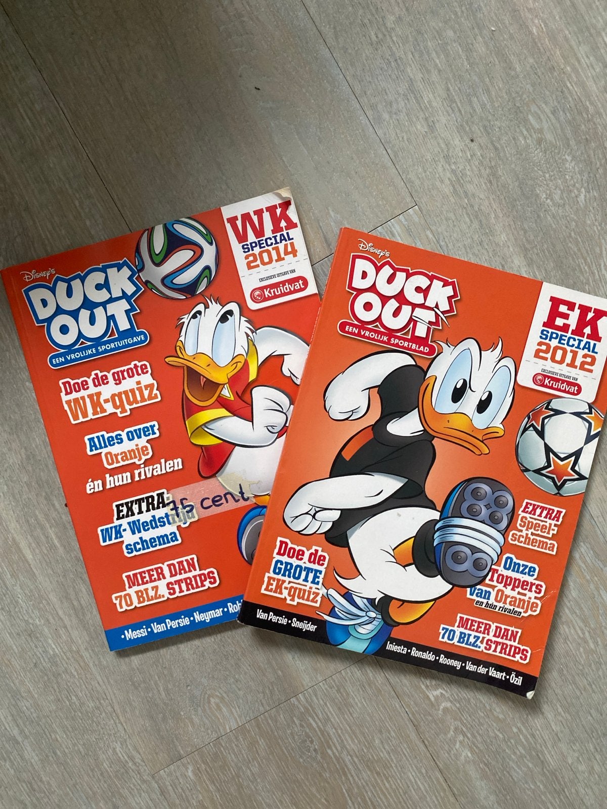 Donald Duck Duck Out WK 2014 & EK 2012 Specials, Ophalen of Verzenden, Gelezen, Overige typen