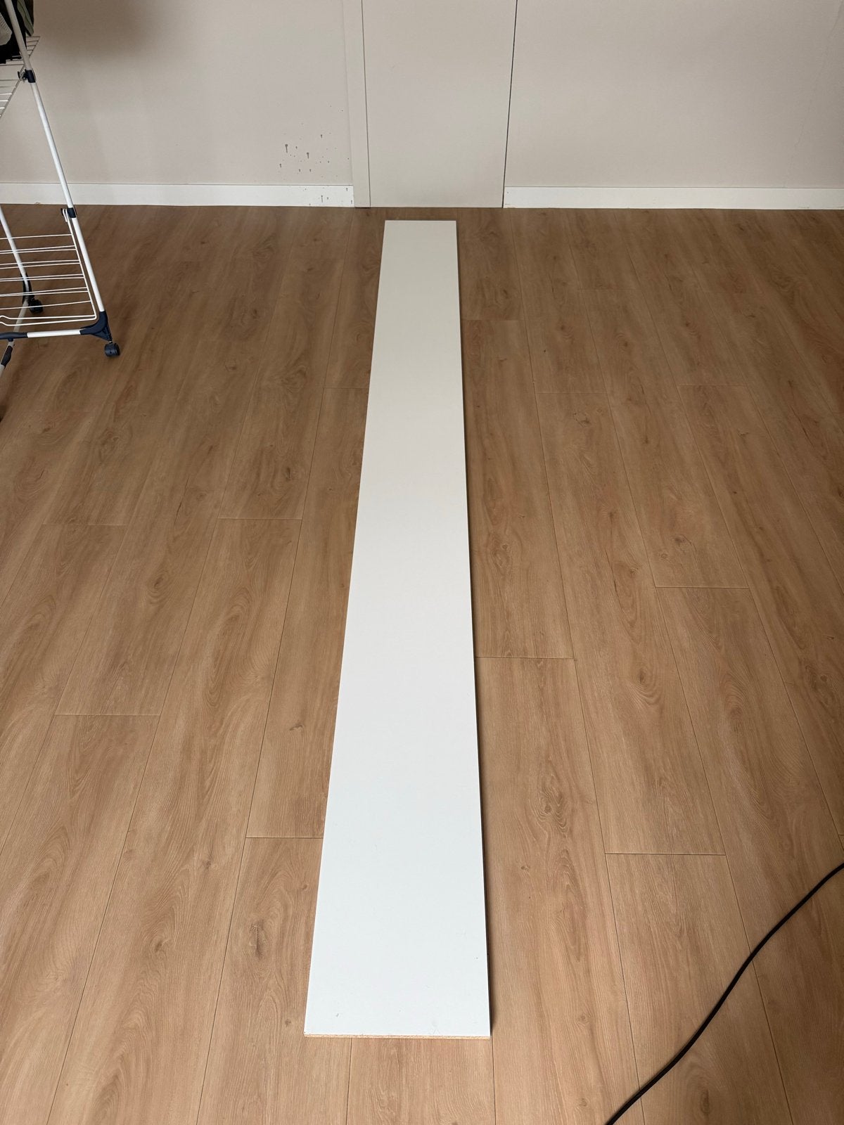 Witte plank 305x30x1.8 cm - Meubelpaneel, Doe-het-zelf en Verbouw, Ophalen, Minder dan 25 mm, Nieuw, Plank