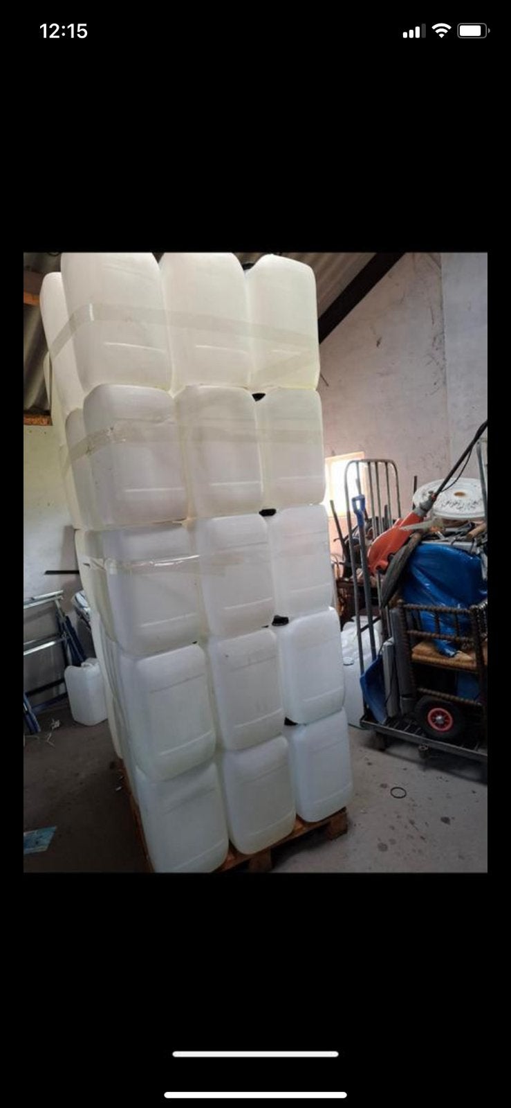 Jerrycans, Ophalen