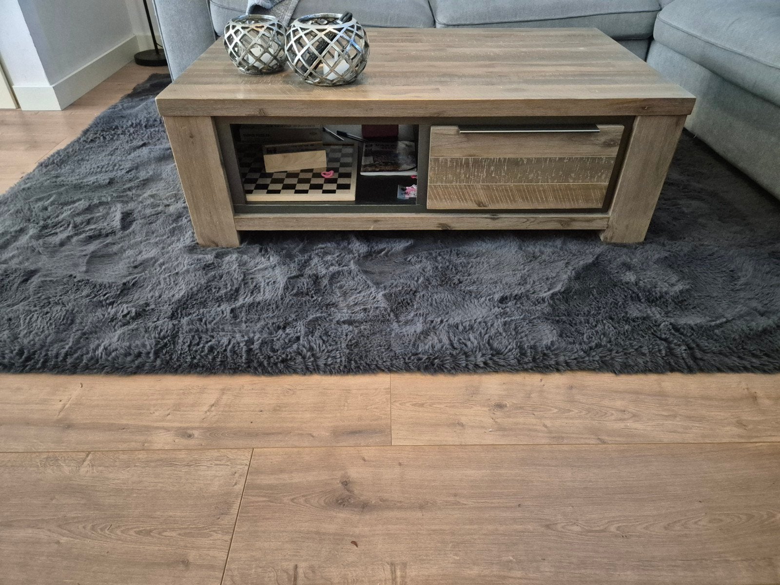Salontafel met lades - Pronto - 120x41 cm, Gebruikt, 100 tot 150 cm, Ophalen of Verzenden, Rechthoekig