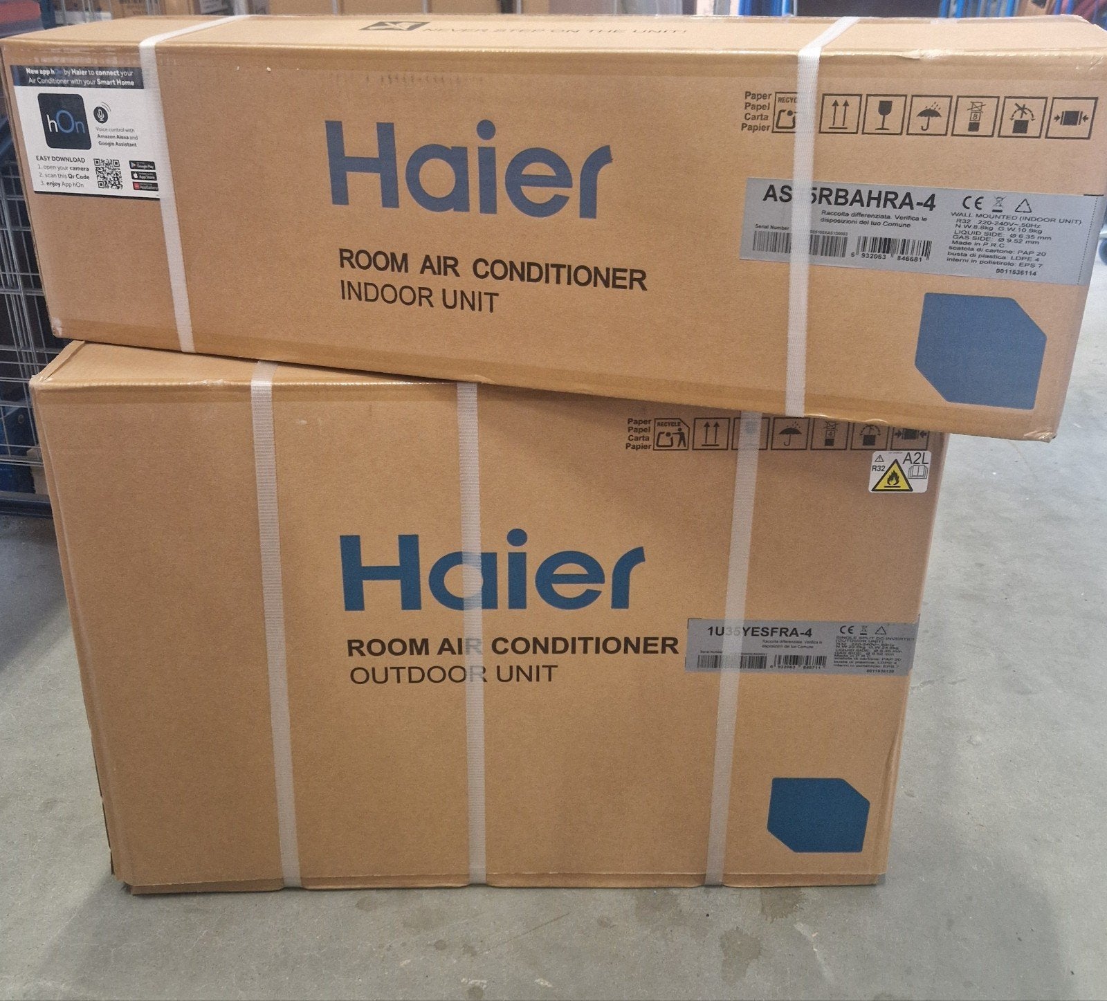 Haier revive plus 2.7KW, Doe-het-zelf en Verbouw, Ophalen, Overige typen, Nieuw, 60 tot 150 cm