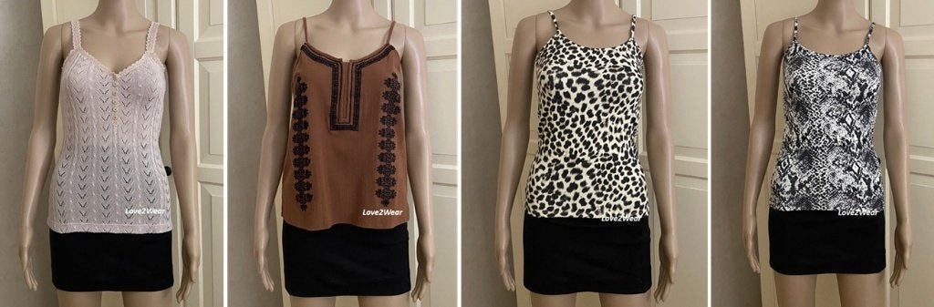 Set 4 topjes Mango en Zara, Kleding | Dames, Tops, Meerkleurig, Nieuw, Ophalen of Verzenden, Maat 36 (S)