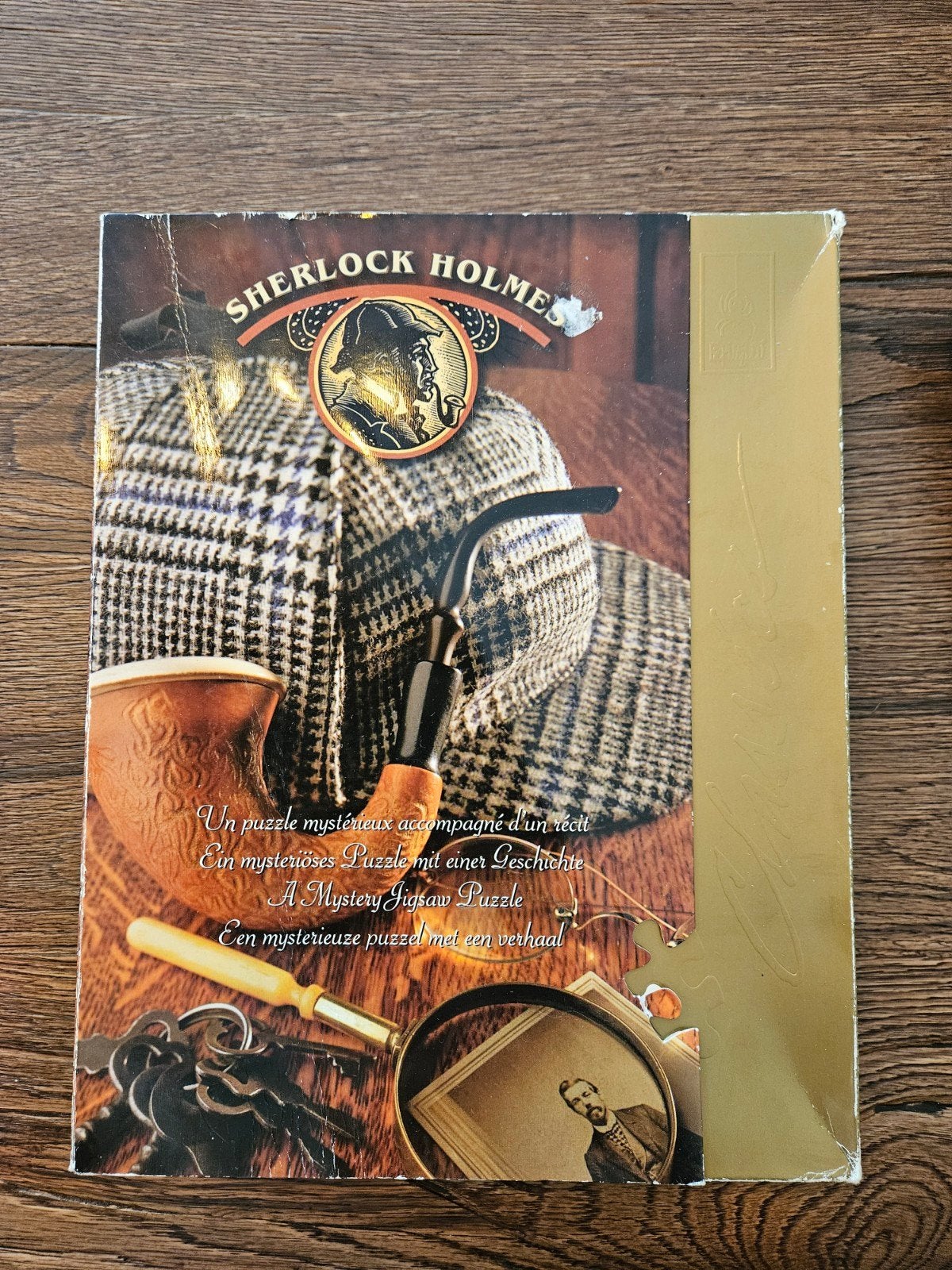 Sherlock Holmes Mysterieuze Legpuzzel met Verhaal, Ophalen of Verzenden, 500 t/m 1500 stukjes, Gebruikt, Legpuzzel
