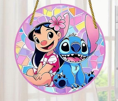 Raamhanger Lilo & Stitch, Verzenden, Meerkleurig, Nieuw, Kunststof