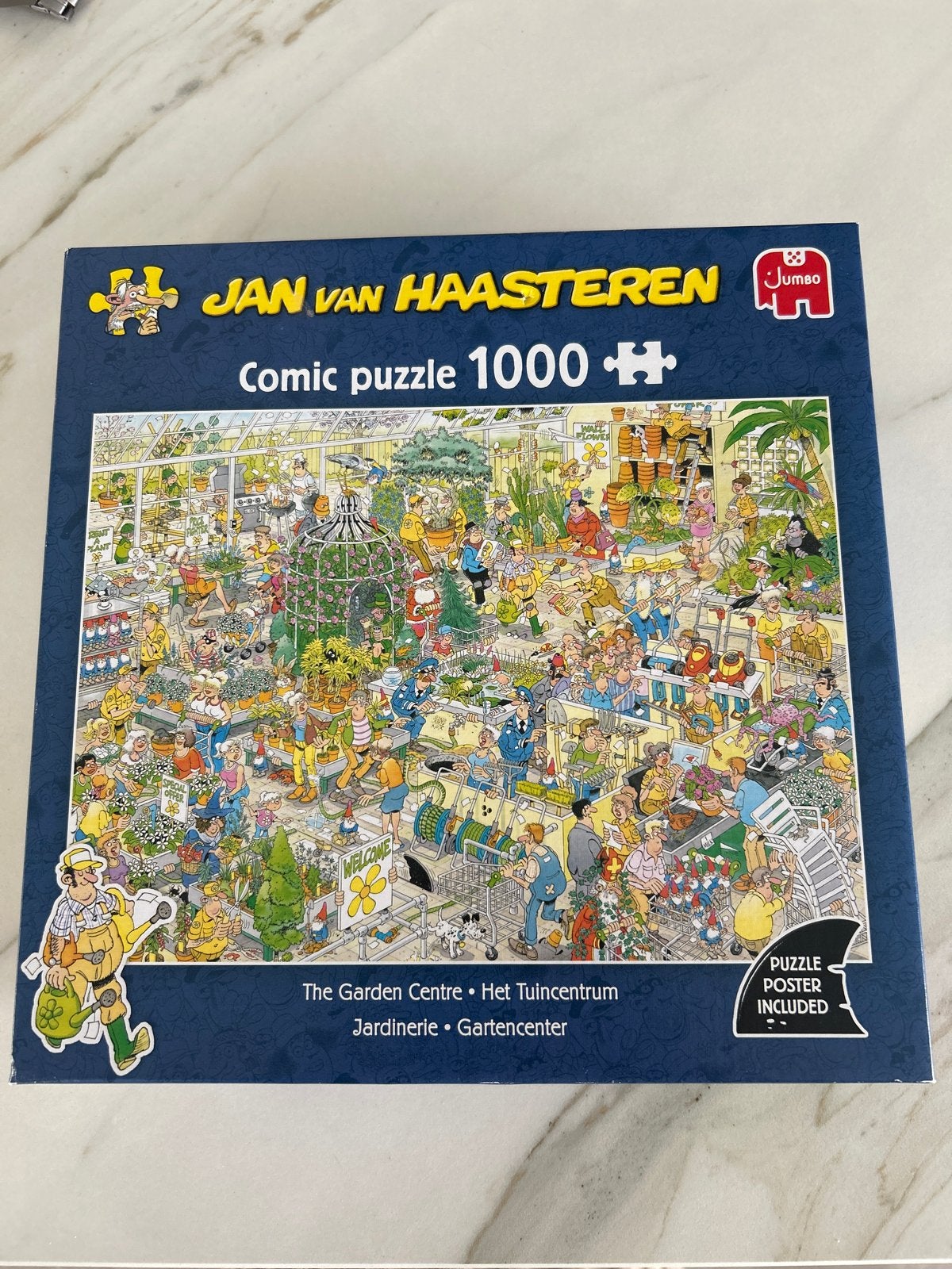 Jan van Haasteren Comic Puzzel - Het Tuincentrum 1000 stukje, Ophalen, 500 t/m 1500 stukjes, Zo goed als nieuw, Legpuzzel