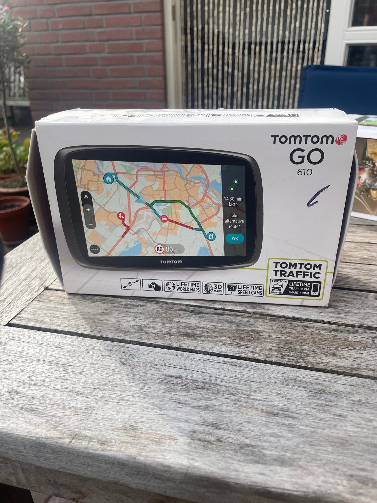 TomTom GO 610 Navigatiesysteem - Zo goed als nieuw, Auto diversen, Ophalen of Verzenden, Zo goed als nieuw