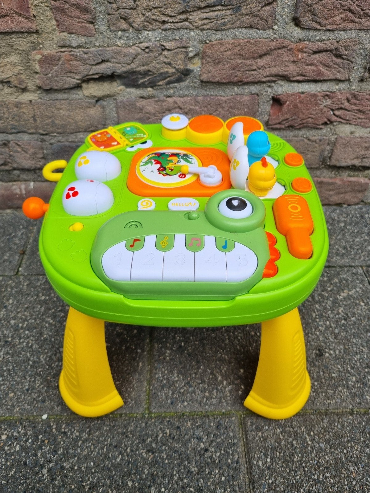 Dinosaurus activiteiten speeltafel, Ophalen of Verzenden, Gebruikt, Overige typen, Met licht