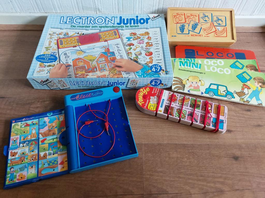 Diverse spellen (electro, mini loco, memory, touwtje), Kinderen en Baby's, Speelgoed | Educatief en Creatief, Ophalen, Gebruikt