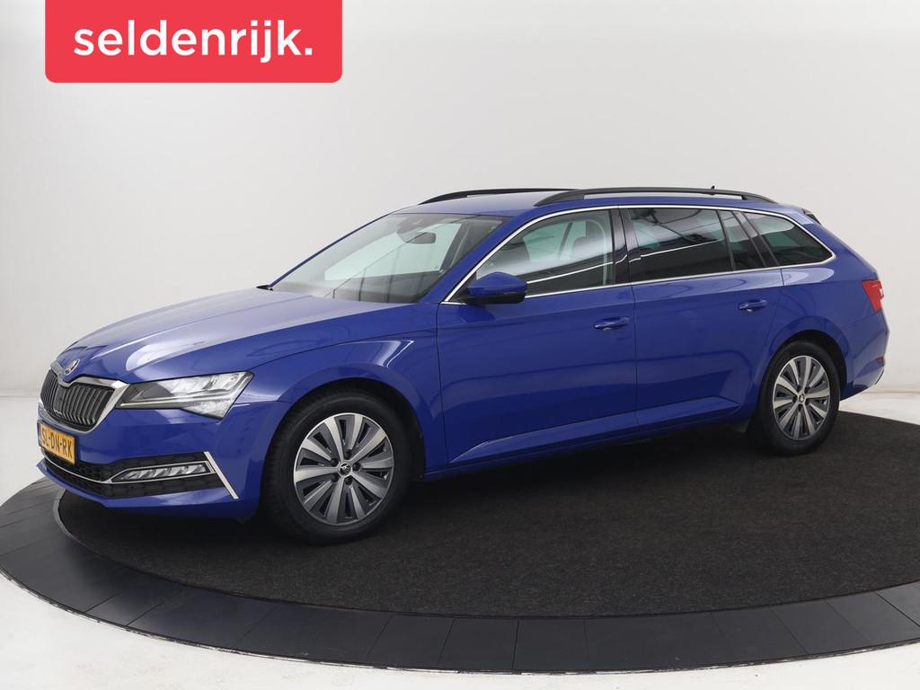 Skoda Superb 1.4 TSI iV Business Edition | SOH 92,3% | Stoel, Auto's, Skoda, Stof, Gebruikt, 4 cilinders, Blauw