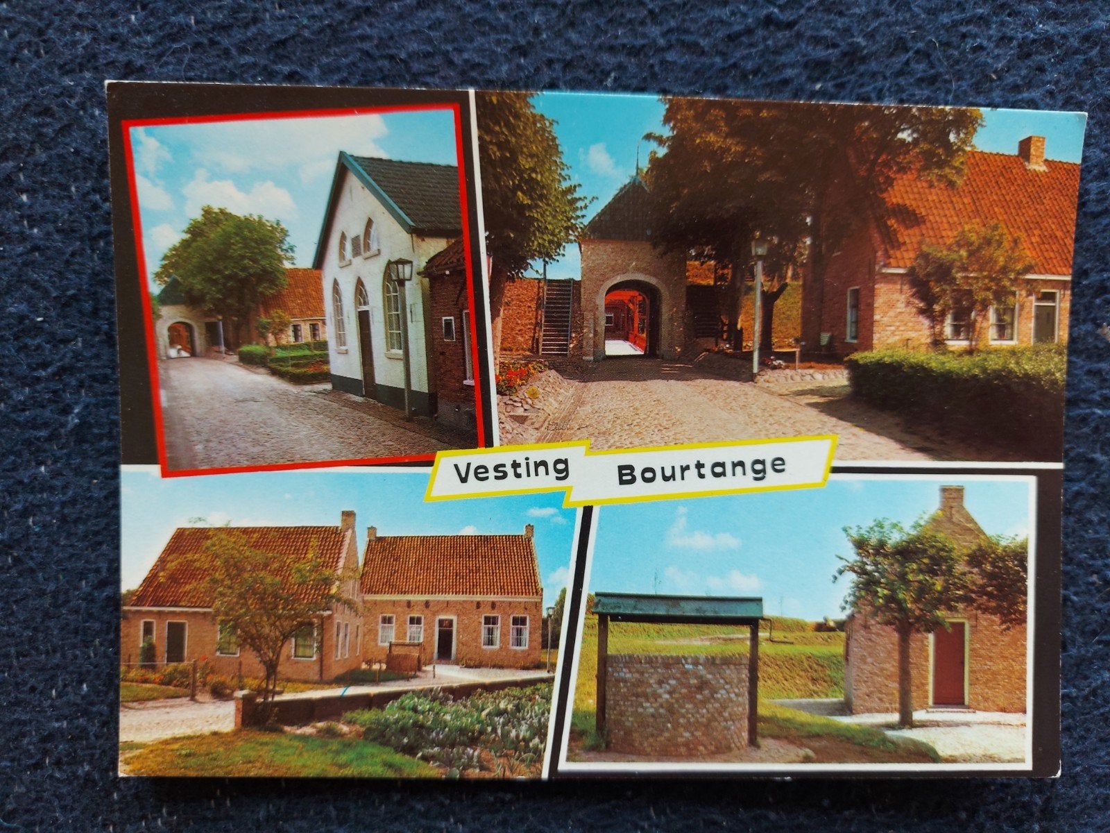 Oude ansichtkaart Vesting Bourtange met handgeschreven tekst, Ophalen of Verzenden