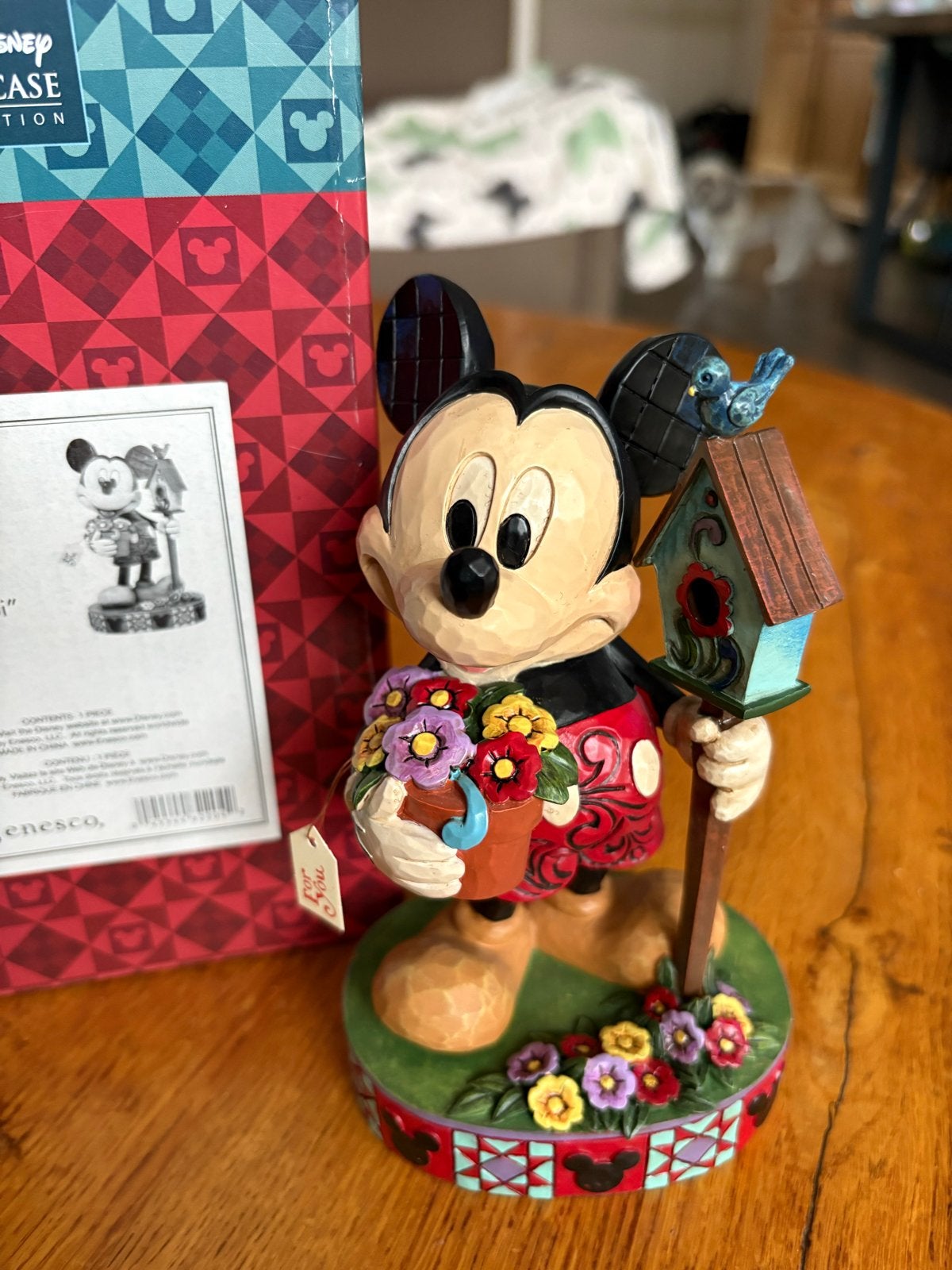 Mickey Mouse beeldje 'For You' van Enesco Disney Showcase, Verzamelen, Ophalen of Verzenden, Mickey Mouse, Nieuw, Beeldje of Figuurtje