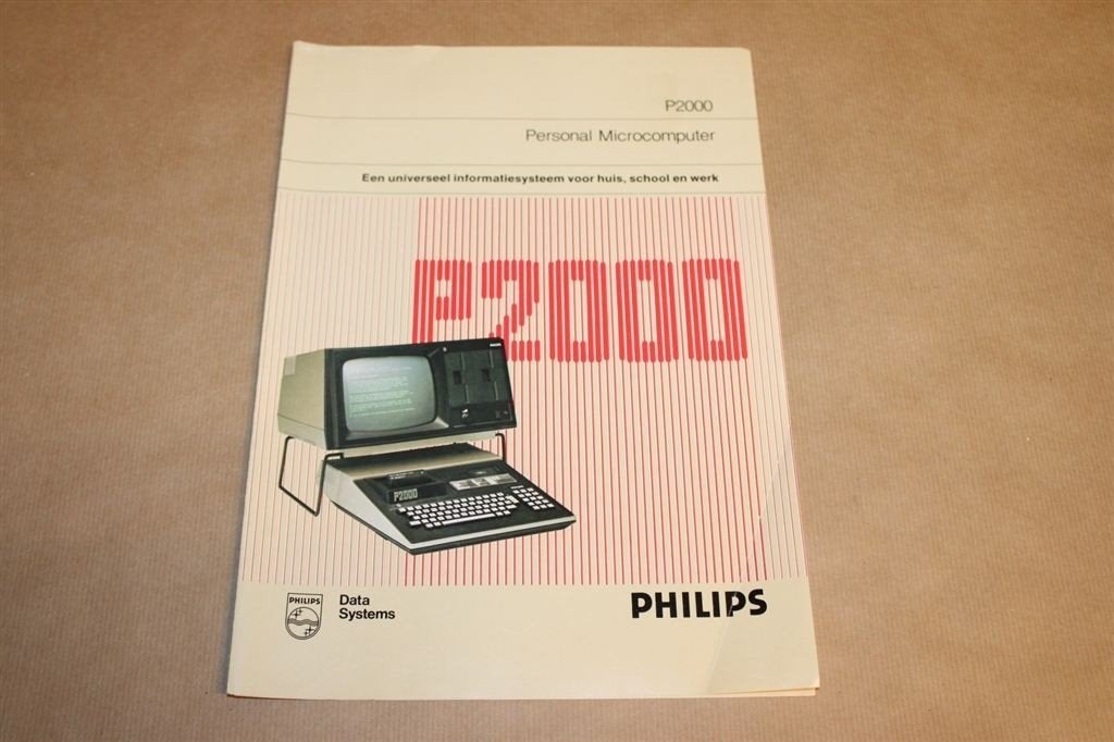 Zeldzame brochure - Philips PC - P2000 - 1981 !!, Ophalen of Verzenden, Zo goed als nieuw